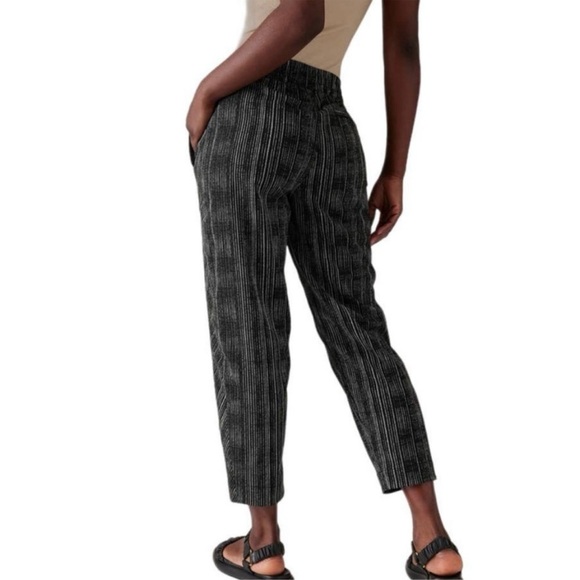 Athleta Arrival Black Stripe Pant, 6 - Picture 2 of 7